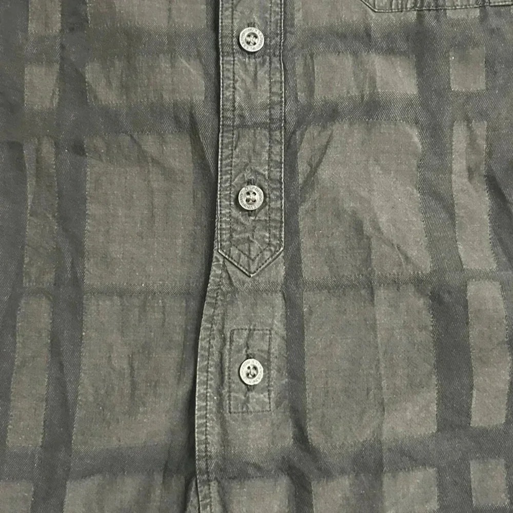 Burberry Button Down Grey Shirt Size Small - Picture 4 of 10